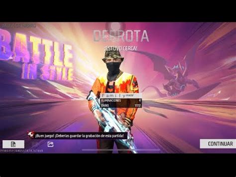 Free Fire Lobo Solitario Pierdo Contra Un Botsito Youtube