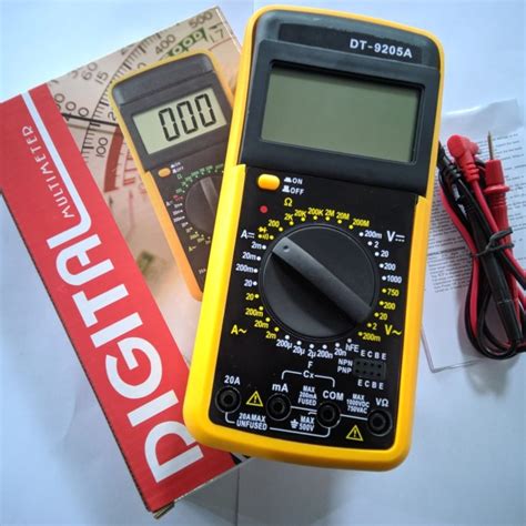 Jual DT 9205A Digital Multimeter Multi Tester AVO Meter DT9205A Kota