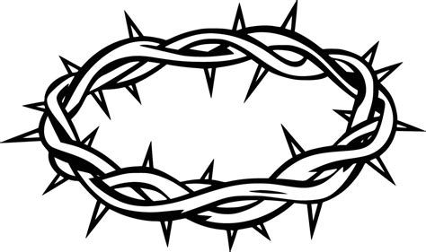 crown  thorns coloring page