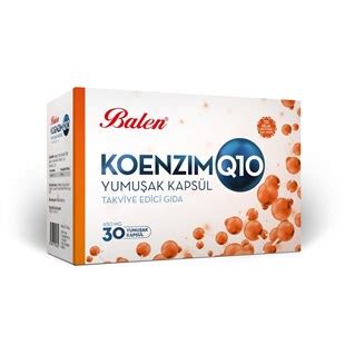 Balen Om Q10 Omega 3 ve Koenzim İçeren Yumuşak Kapsül 1380 Mg 30 Kapsül