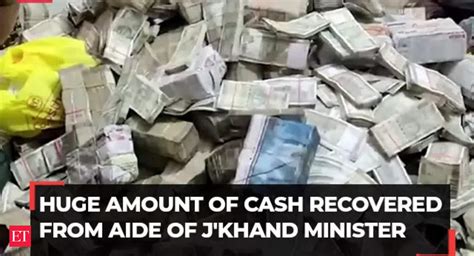 Ed Recovers Huge Amount Of Cash During Raids From Jharkhand Minister