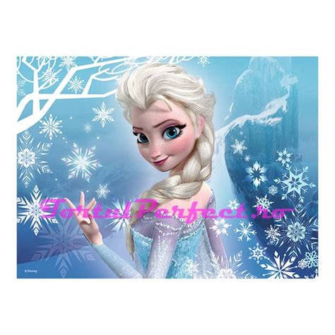 Imagine Comestibila Elsa Si Ana Din Frozen Tortul Perfect