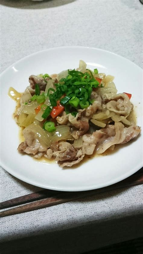 豚肉の野菜炒め～和風ペペロンチーノ風～ By 11ma09 【クックパッド】 簡単おいしいみんなのレシピが356万品