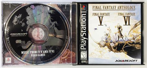 Final Fantasy Anthology Collectors Package 2 Discs Playstation 1