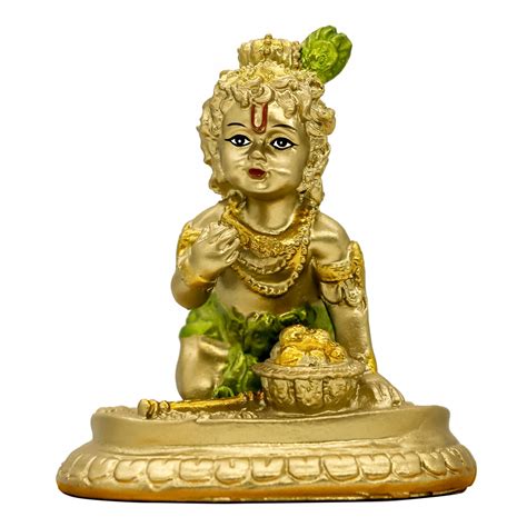 Buy Hindu God Krishna Statue 3 7 H Baby Krishna Idol Figurine Indian