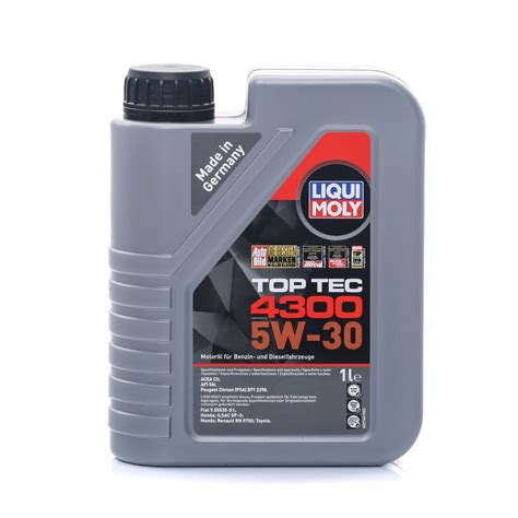 Huile Moteur LIQUI MOLY Top Tec 4300 5W30 1l 2323 AUTODOC Prix Et Avis