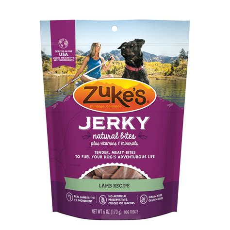 Zukes Jerky Naturals Grain Free Tender Lamb Dog Treats Petco