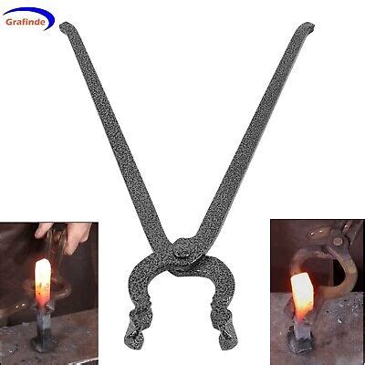 Inch Bolt Jaw Tongs Anvil Vise Forge Tongs Blacksmith For Railroad