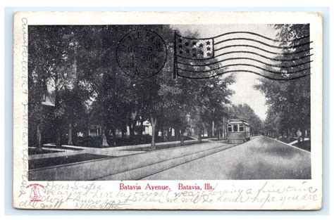 Batavia Avenue Batavia Il Ill Illinois Udb Postcard 1909 C1 Ebay