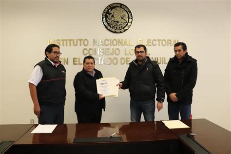 Ine Coahuila Entrega La Lista Nominal De Electores Para Revisi N A Los