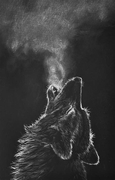 White Charcoal Drawing Arte Pastel Desenho De Papel Coisas Para