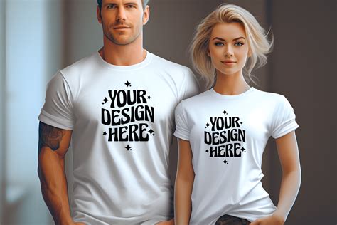 Couple T Shirt Mockup Graphic By Mockup Infinity · Creative Fabrica