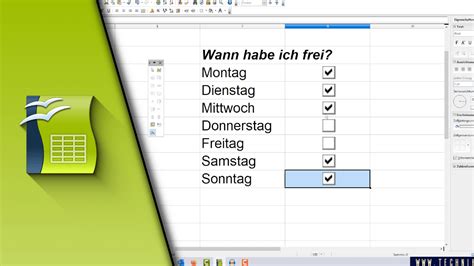 Openoffice Calc Checkbox Einf Gen Tutorial Technikshavo De