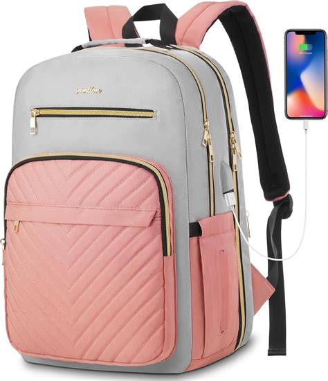 YAMTION Rucksack Schule Damen Schulrucksack Teenager Mädchen