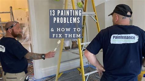 Common Painting Problems And How To Fix Them Youtube