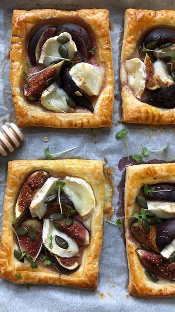 Honeyed Fig Goat S Cheese Tart With Walnuts Chocolate Balsamic Tin And