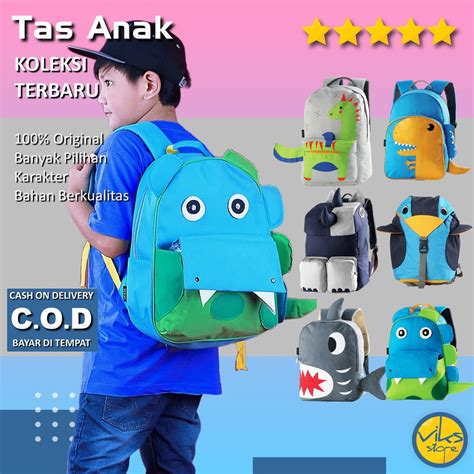 Tas Sekolah Anak Tk Sd Tas Ransel Bahu Tas Karakter Binatang Hewan Lucu