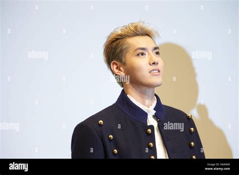 Chinese actor and singer Kris (Wu Yifan) attends the 2016 China Film ...