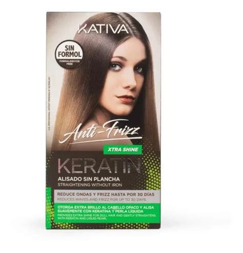 Kativa Keratin Alisado Sin Plancha Anti Frizz Sin Formol Env O Gratis