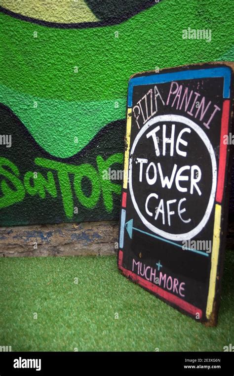 The Tower Cafe Stepney Road Ouseburn Newcastle Upon Tyne Stock