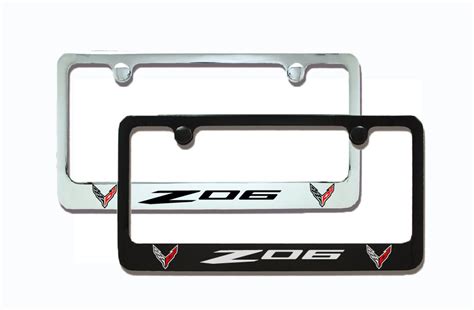 Chevrolet Corvette C Z Engraved License Plate Frame