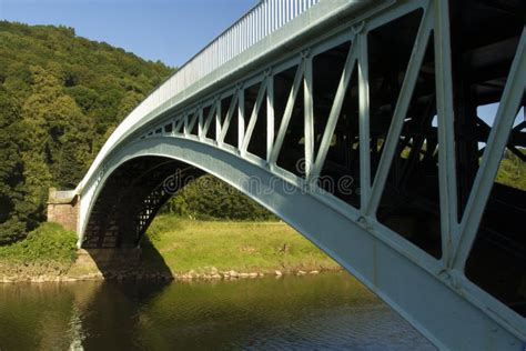 Bigsweir Bridge A Single Span Iron Bridge Over The River Wye An Stock