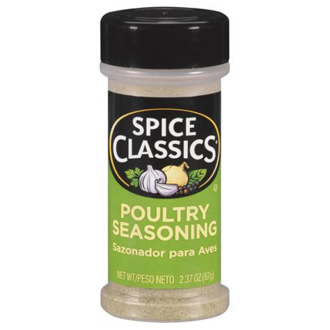 Spice Classics Poultry Seasoning 2 37oz Shaker Best Spices Rubs