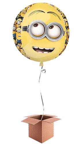 Despicable Me Minions Orbz Foil Balloon Inflated Balloon In A Box