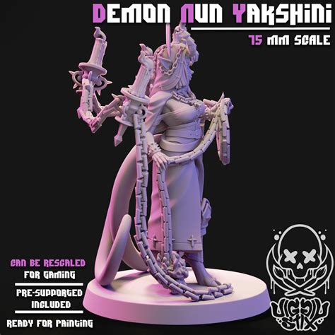 Archivo 3d Monja Demonio Yakshini・modelo Para Descargar E Imprimir En