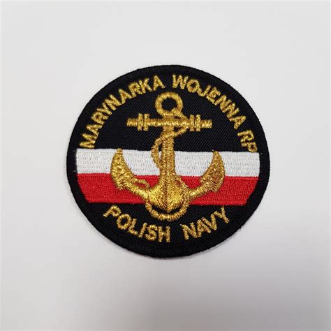 Emblemat Marynarka Wojenna Rp Polish Navy Wyj Ciowa Mar Pol