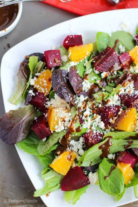 Beet Orange Salad {5 Ingredients } Feel Good Foodie