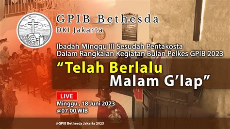 Ibadah Minggu III Sesudah Pentakosta Dalam Rangkaian Kegiatan Bulan