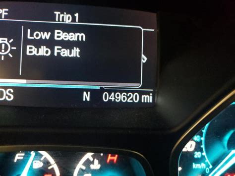 Low Beam Bulb Fault Ford Escape The Best Picture Of Beam