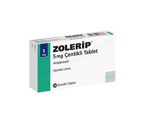 Aripiprazole Zolerip Mg Mg Mg Mg Rx Medicine For World