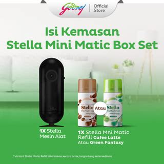 Jual Stella Mini Matic Parfum Ist Set Free Refill Pengharum Ruangan