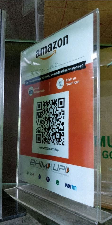 Qr Code Display Stand At ₹ 65piece Qr Code Stand In Chennai Id