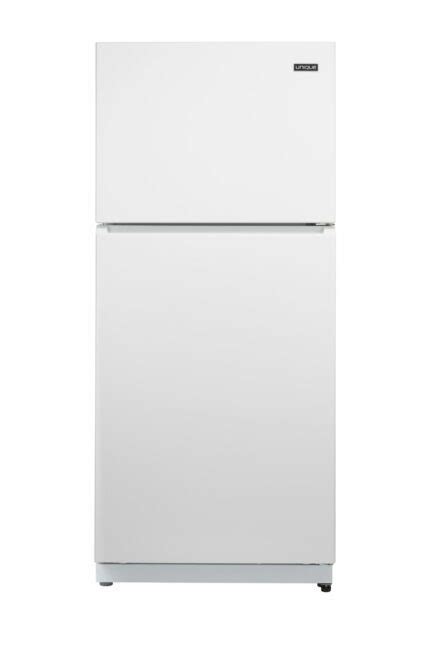 Unique 19 Cuft White Standard Model Propane Refrigerator Unique