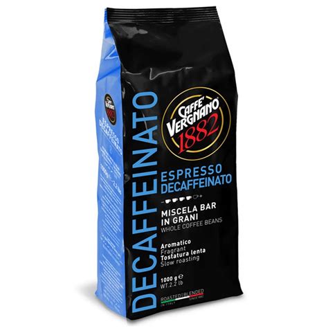 Kawa Ziarnista Vergnano Espresso Decaffeinato Kg Bezkofeinowa