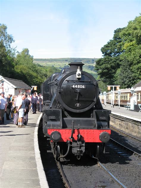 Steam Memories Stanier Black Five 44806 At Grosmont On The Nym Railway