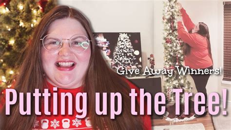 Putting Up Our Christmas Tree And Announcing Giveaway Winners Vlogmas