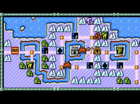 Super Mario Bros Snes Explorando El Mundo Tierra De Hielo