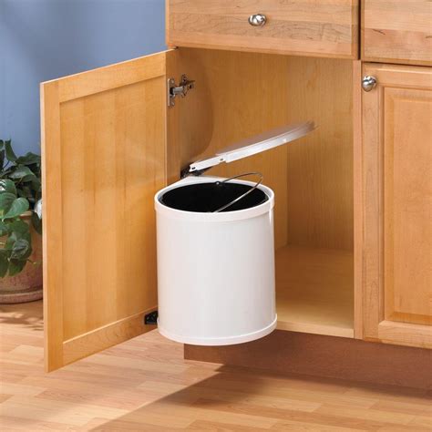 Pull Out Trash Cans Kitchen Cabinet Organizers The Home Depot