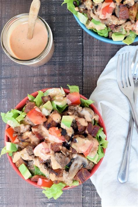 Deconstructed Loaded Burger Bowl Living Loving Paleo