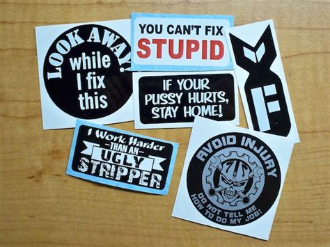 Uncle Certified Bad Ass Hard Hat Decals Funny Helmet Stickers 2 Pack