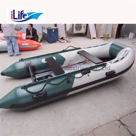 Ilife 330cm PVC Hypalon Inflatable Rescue Fishing Rubber Boat With