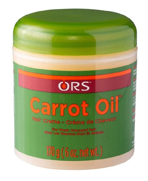 Ors Carrot Oil Hair Creme 6oz Beauty Depot