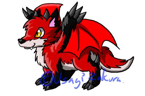 Dragon Fox By Usagi Zakura On Deviantart