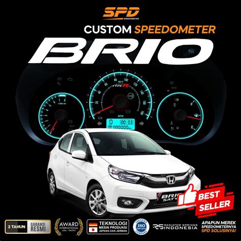 HONDA BRIO FACELIFT PANEL SPEEDOMETER CUSTOM SPD Speedometer