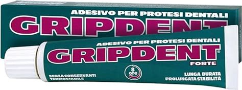 Gripdent Crema Super Adesiva Per Dentiere G Amazon It Salute E