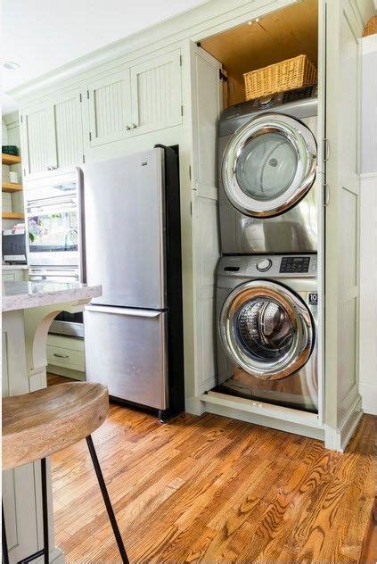 Stacked Washer Dryer In Kitchen Homystyle